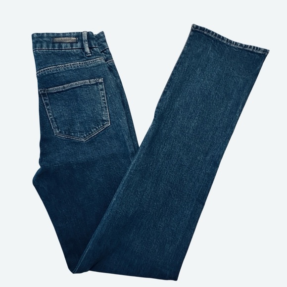 Paige NWT Stella 34.5IN Jolene Pockets Grecia Jeans High Rise Slit Ankles Sz.24 - Picture 5 of 16